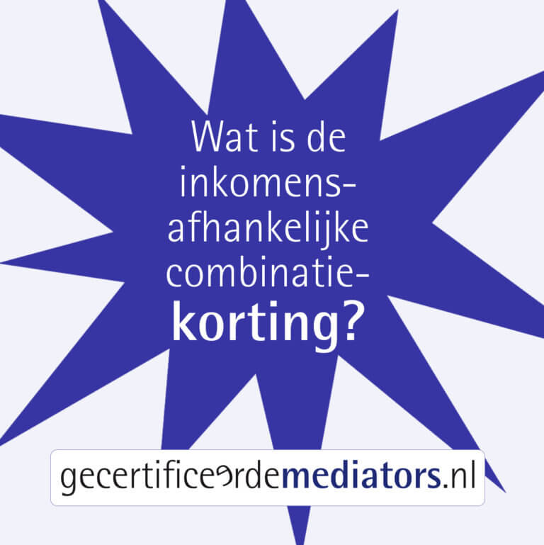 Combinatiekorting gecertificeerdemediators.nl